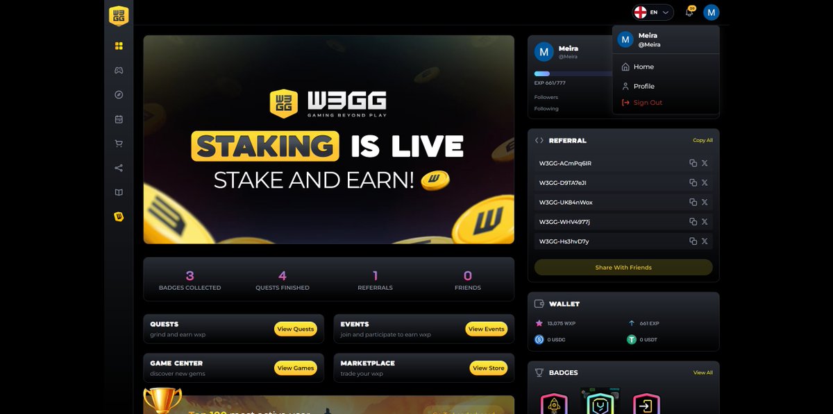 heyymeira's tweet image. I earned more than 1500 WXP for GAP S8&apos;s Welcome to W3GG quest! Use my limited referral code and also join W3GG&apos;s Quest to Airdrop campaign:

1.W3GG-ACmPq6IR
2.W3GG-D9TA7eJI
3.W3GG-UK84nWox
4.W3GG-WHV4977j
5.W3GG-Hs3hvD7y

#minturw3key 
#YGGGAPS8
@YieldGuild @w3ggofficial