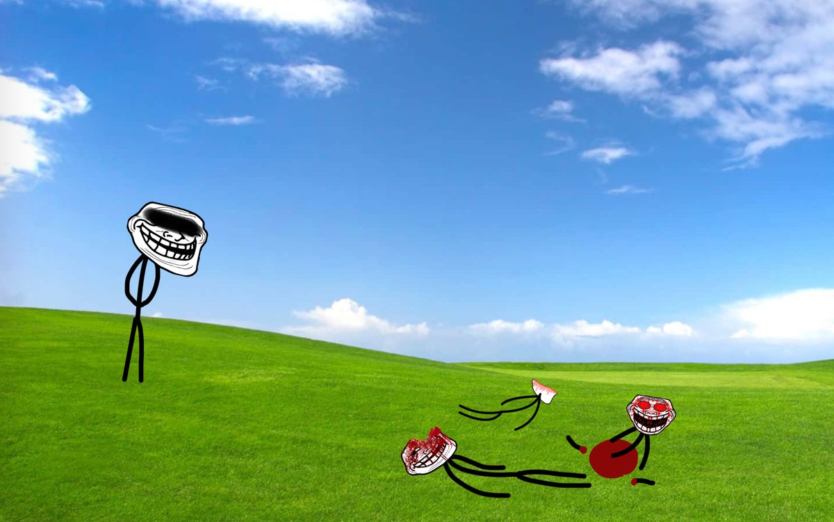 There’s a man who stands upon a hill looking down to the people he has KILLED and he done them one by one…