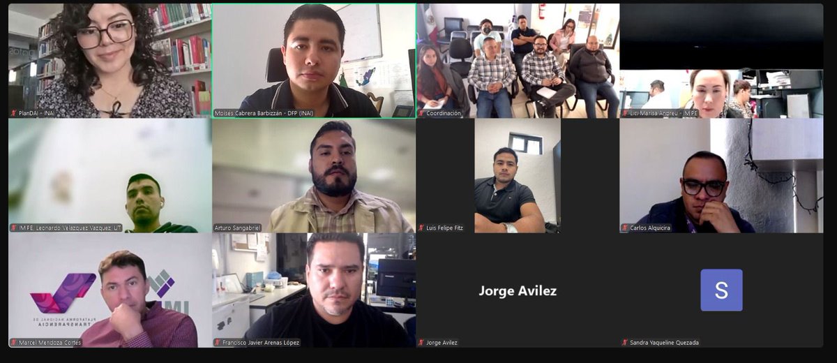El pasado 12 de diciembre llevamos a cabo la formación📚de personas facilitadoras 👥 en #Morelos 🔑. Agradecemos la participación y compromiso de las y los servidores públicos del <a href="/_IMIPE/">IMIPE</a> para avanzar con la implementación del #PlanDAI⚙️ e impulsar el aprovechamiento del #DAI. 👏