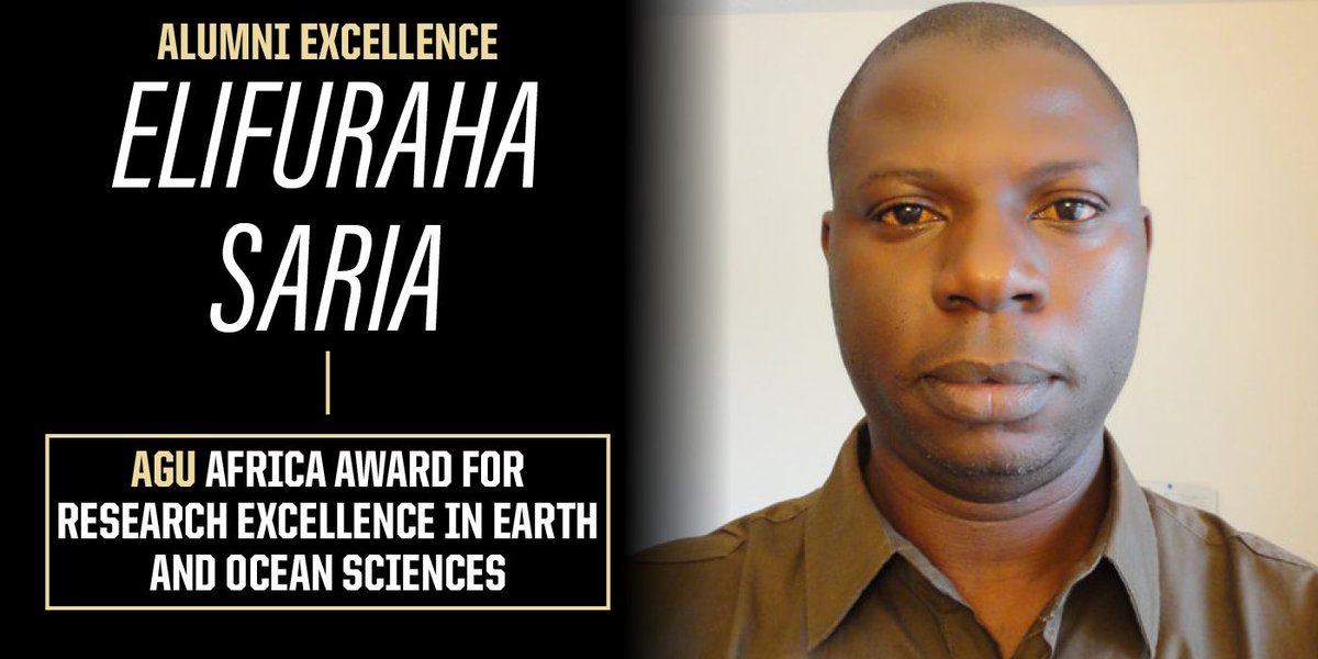 Purdue EAPS (@purdueeaps) on Twitter photo Congrats to Elifuraha E Saria, <a href="/PurdueEAPS/">Purdue EAPS</a> alumnus, for being awarded the <a href="/theAGU/">AGU (American Geophysical Union)</a> Africa Award for Research Excellence in Earth and Ocean Sciences. Saria is a 2013 PhD graduate from EAPS and was advised by Eric Calais. #BoilerUp lnkd.in/g2p3mfEX Congrats to Elifuraha E Saria, <a href="/PurdueEAPS/">Purdue EAPS</a> alumnus, for being awarded the <a href="/theAGU/">AGU (American Geophysical Union)</a> Africa Award for Research Excellence in Earth and Ocean Sciences. Saria is a 2013 PhD graduate from EAPS and was advised by Eric Calais. #BoilerUp lnkd.in/g2p3mfEX