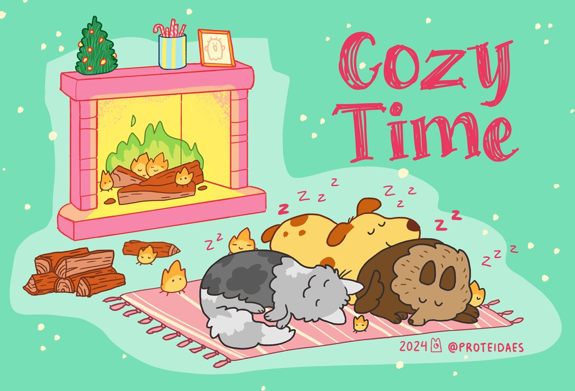 Wishing you some warm and cozy moments with family, friends, and pets this winter 🥰🎄❄️
