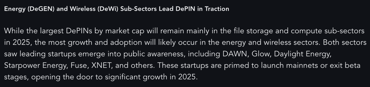 starpowerworld's tweet photo. "Energy(DeGen) is leading DePIN in traction." 
The growth is fueled by @MessariCrypto https://t.co/hXTCmnLvzq