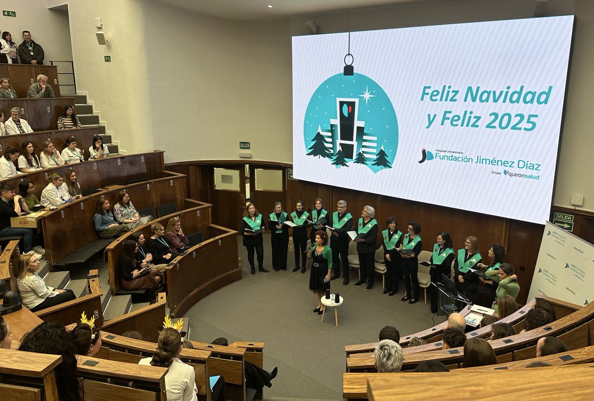 #Christmas celebration <a href="/Hospital_FJD/">Fundación Jiménez Díaz</a> !
