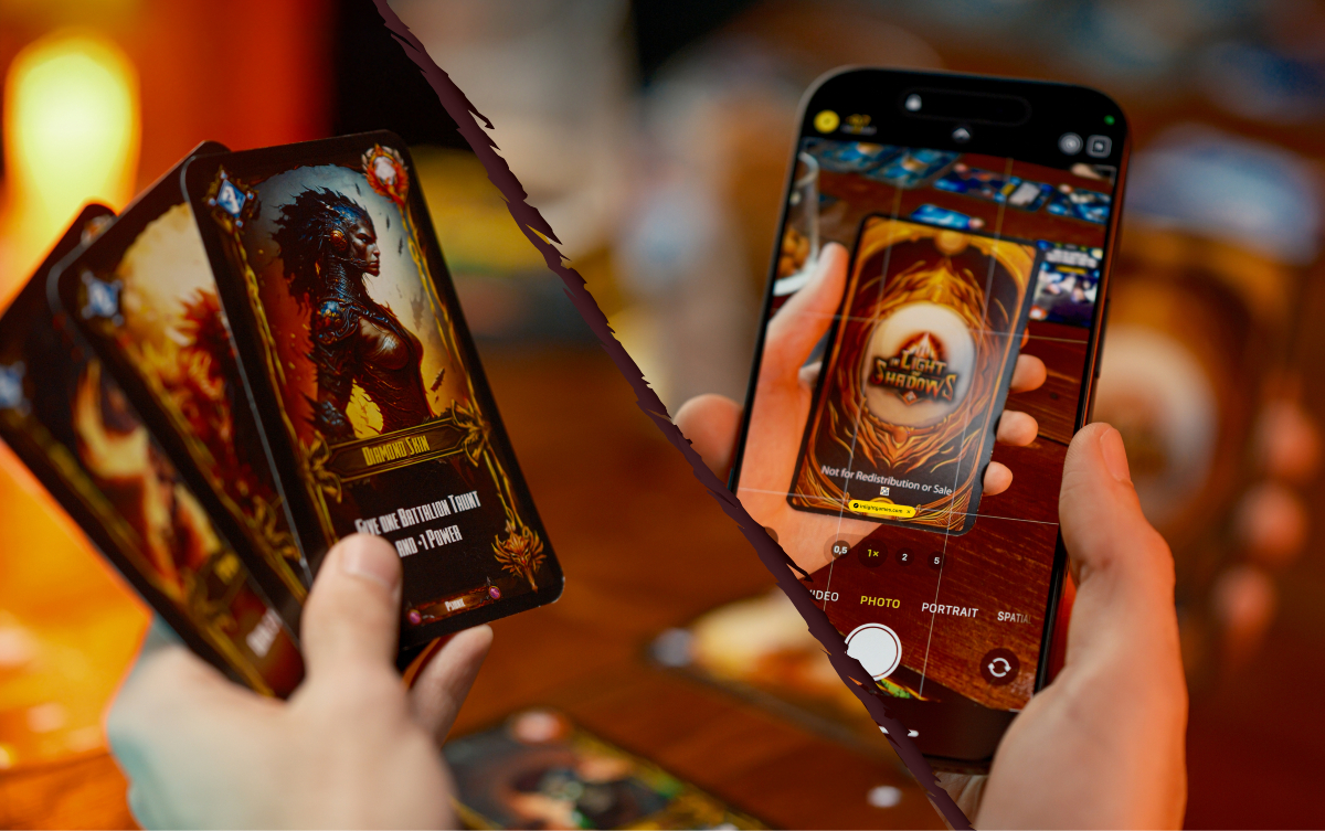 In Light of Shadows (@inlightgames) on Twitter photo True ownership of your physical collection on-chain ⛓️🔒
Pledge now on <a href="/Kickstarter/">Kickstarter</a> and get your hands on Season 0 prints today! kickstarter.com/projects/18457…
#TCG #Kickstarter #TradingCardGame True ownership of your physical collection on-chain ⛓️🔒
Pledge now on <a href="/Kickstarter/">Kickstarter</a> and get your hands on Season 0 prints today! kickstarter.com/projects/18457…
#TCG #Kickstarter #TradingCardGame