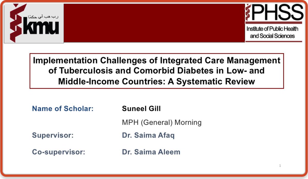 Excited to share that I’ve successfully defended my thesis. Thanks to my supervisors Dr. Saima Afaq and Dr. Saima Aleem for their support and their thoughtful feedback.

#ThesisDefense #Research #PublicHealth #Milestone