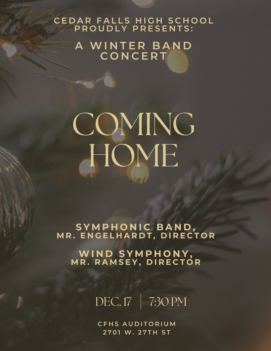 CFHS Band tweet media