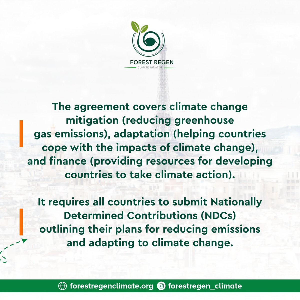 ForestregenC's tweet photo. What do you need to know about the paris climate agreement
Share for wider outreach
#environment
#ClimatAction
#climateagreement https://t.co/CAkHYfS4L5