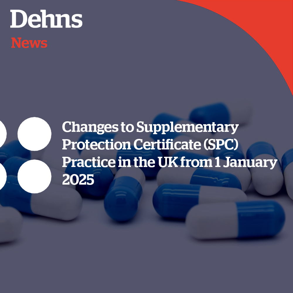 As of 1 January 2025, some important changes to UK Supplementary Protection Certificate (SPC) practice will come into effect. These updates are part of the "Windsor Framework”, which aims to protect the long-term supply of medicines to Northern Ireland: bit.ly/4gmMm51
