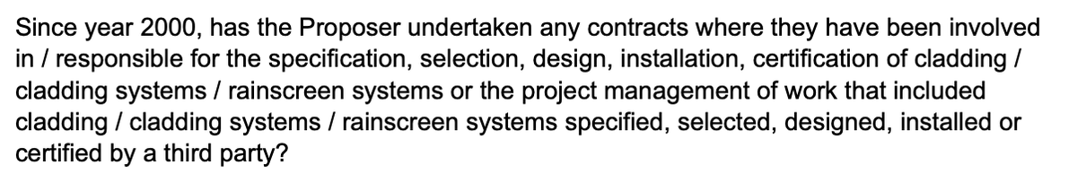 Amongst the many stupid questions you have to answer when renewing PI, this one is always the worst: