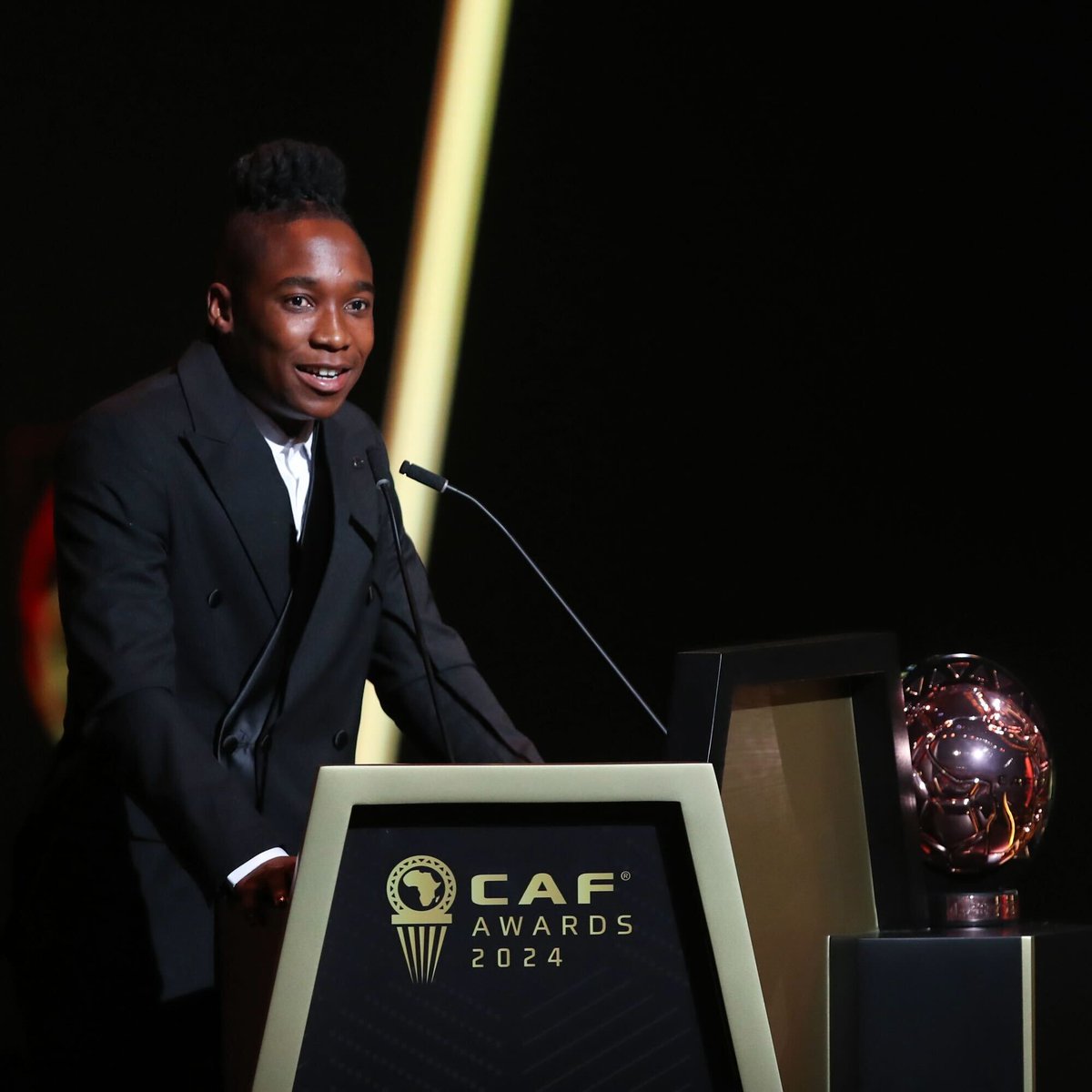 History maker. 👏🇿🇲 

#CAFAwards2024