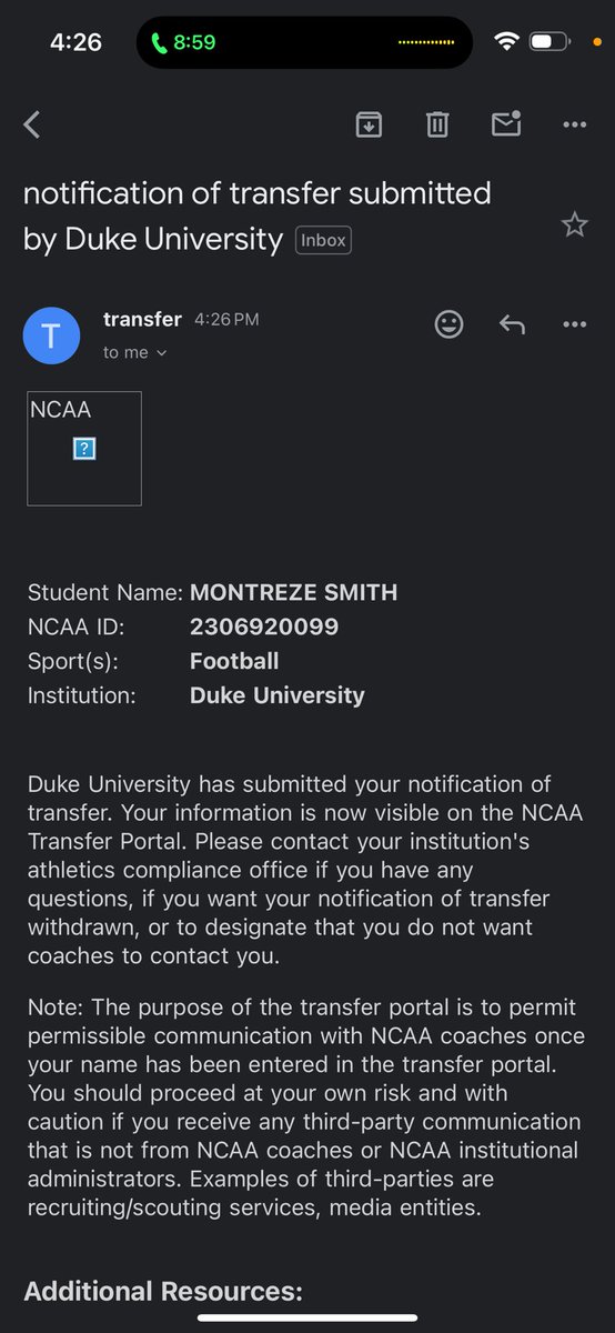 Officially in