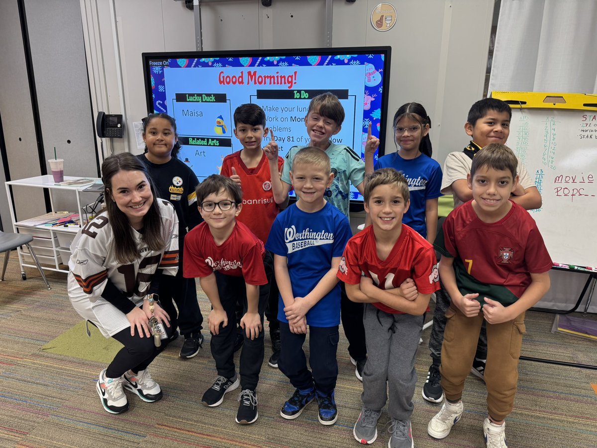 Last week of school calls for spirit week! #sportsjerseyday #itsworthit <a href="/SlateHillStars/">Julie Gulley</a> <a href="/MissKMurphy5/">Miss Murphy</a> <a href="/SlateHill_3rd/">Slate Hill 3rd Grade Team</a>