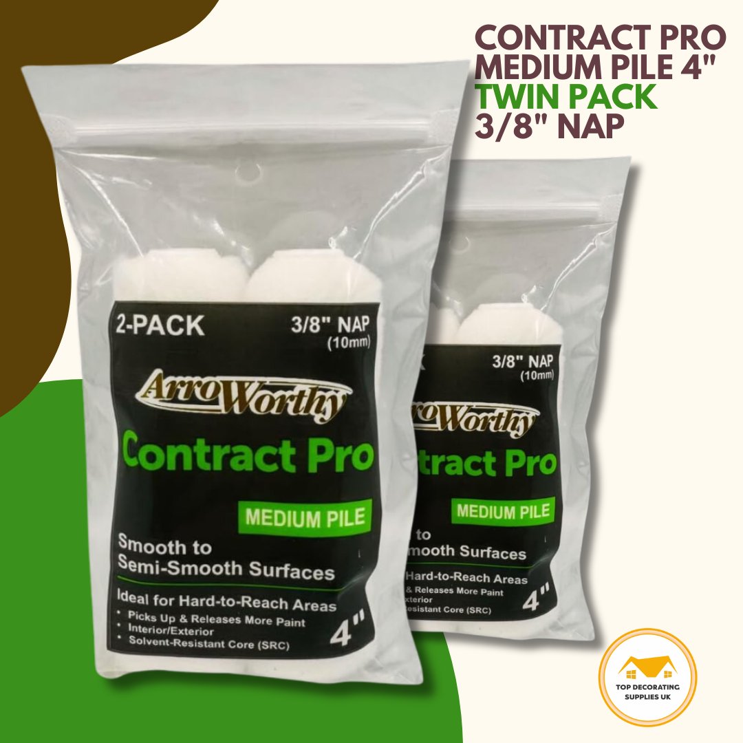 topdecoratinguk's tweet image. Contract Pro 4 inch Roller Sleeves TWIN PACKS are available at our website: decoratingsupplies.org.uk

And #AmazonUK on our @GripperCloth Store. 
Get yours now!

#ArroWorthy #ContractPro #gripperclothstore #decoratingsuppliesuk