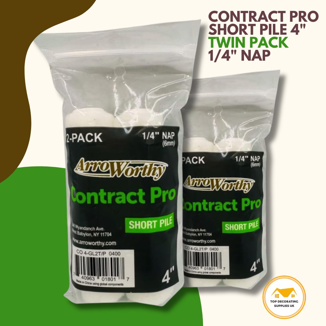 topdecoratinguk's tweet image. Contract Pro 4 inch Roller Sleeves TWIN PACKS are available at our website: decoratingsupplies.org.uk

And #AmazonUK on our @GripperCloth Store. 
Get yours now!

#ArroWorthy #ContractPro #gripperclothstore #decoratingsuppliesuk