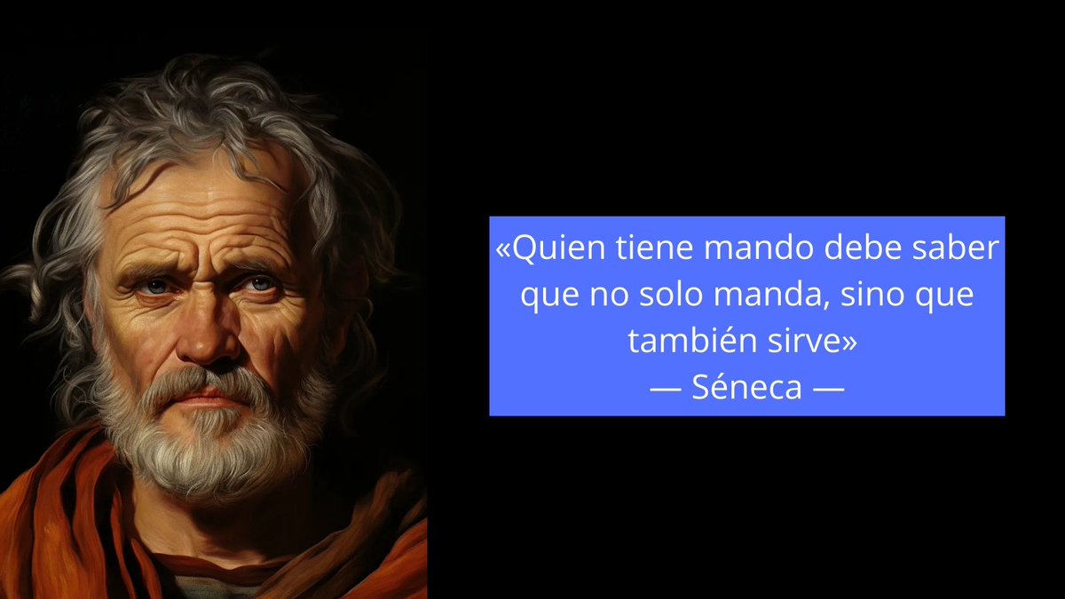 Un buen mando sabe que mandar es equivalente a tener el trabajo de mejorar a su gente. ¿Qué es eso, si no servir?
#dondemando