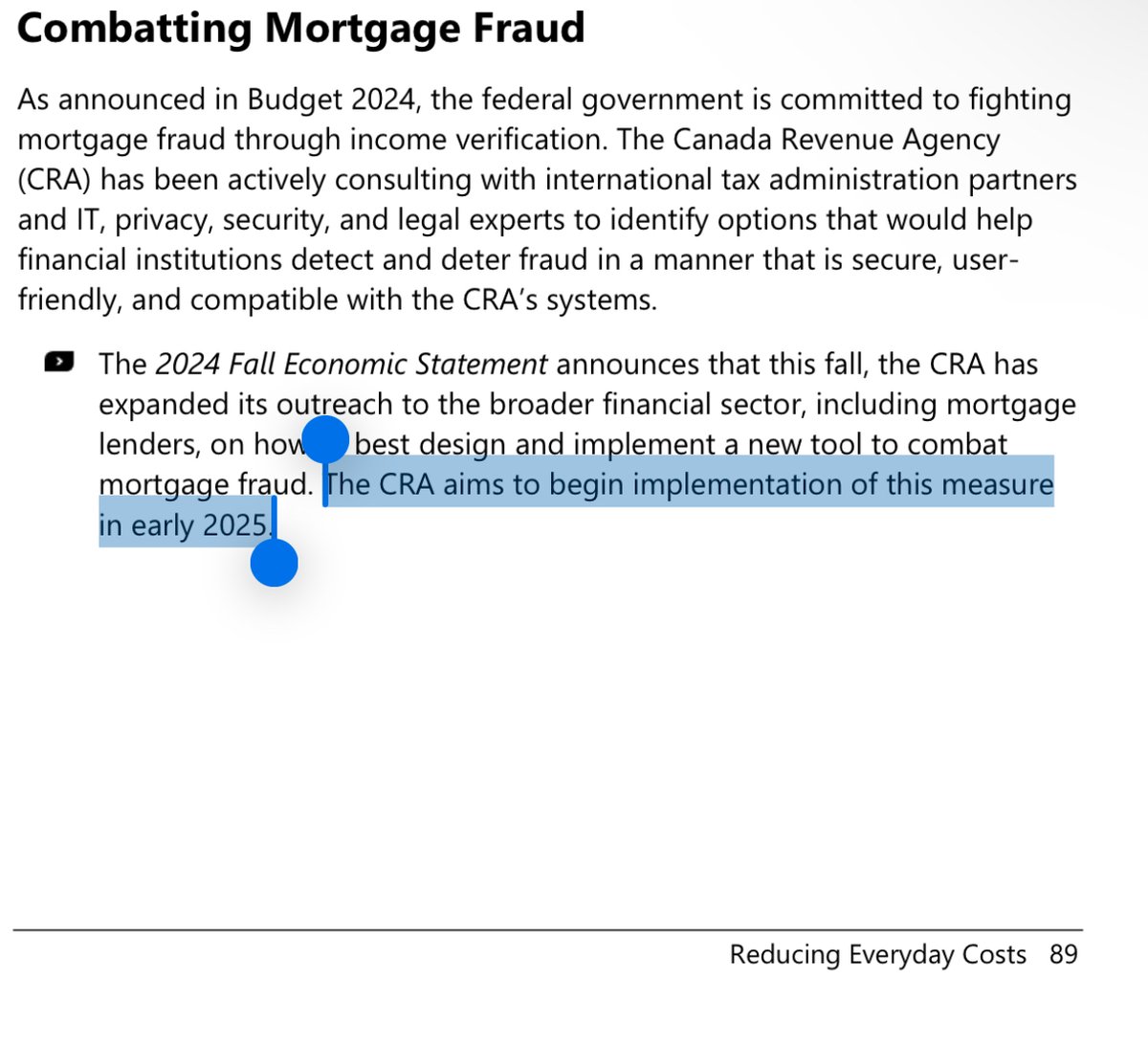 softwareSurfer's tweet image. ⁦@ronmortgageguy⁩  it’s coming!! This is from fall economic statement 2024.