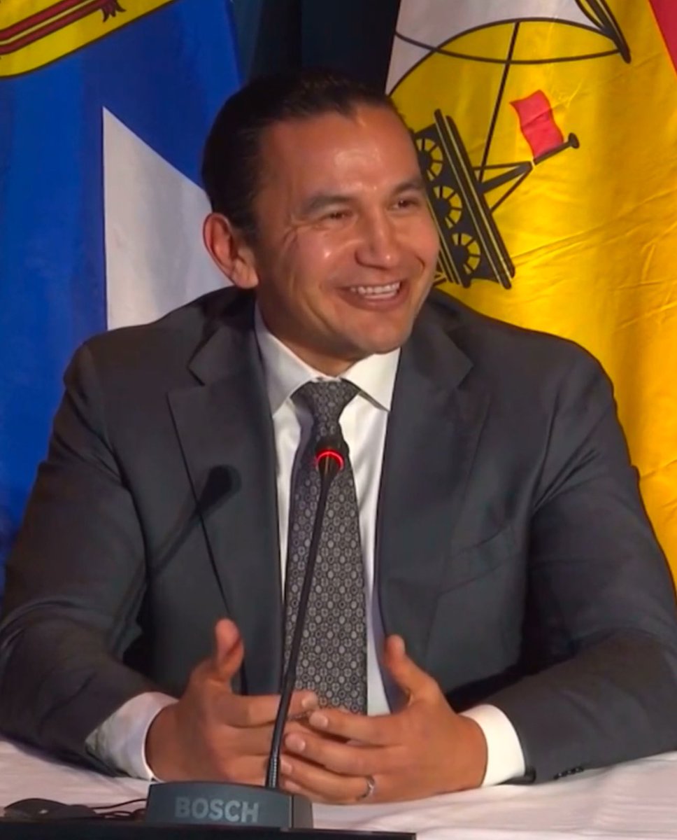 WabKinew's tweet photo. On a day like today, Canadians can see the Premiers are united.

Unified in protecting your jobs.
Unified in investing in the military.
Unified in cracking down on drugs.

This unity important. Premiers are ready to lead. https://t.co/PmuiIQtg18
