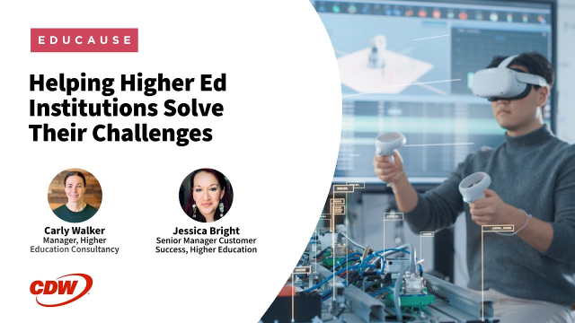 CDWPK's tweet photo. What were the top solves for higher ed’s biggest challenges coming out of #EDU24? Take a look at this can’t-miss recap video from @CDWCorp’s Carly Walker and Jessica Bright to find out more. https://t.co/BUbZVtY4Sh https://t.co/GveJZ0yWJf