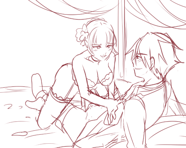 AzuminkunH's tweet photo. More Beabato sketch https://t.co/Pq9J36gfKQ
