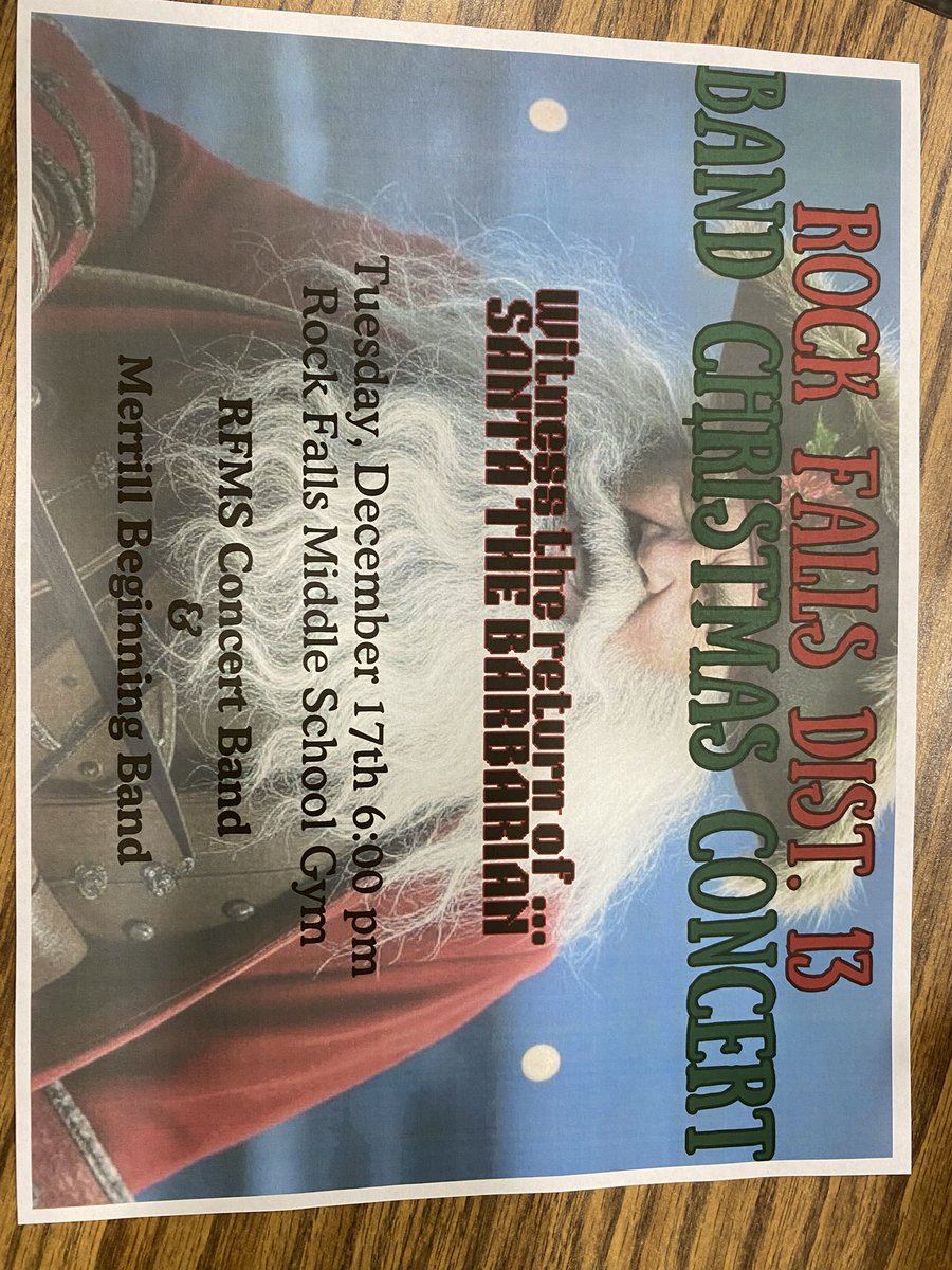 The RFMS Band is stepping on stage tomorrow &amp; we are excited to see them perform!!!