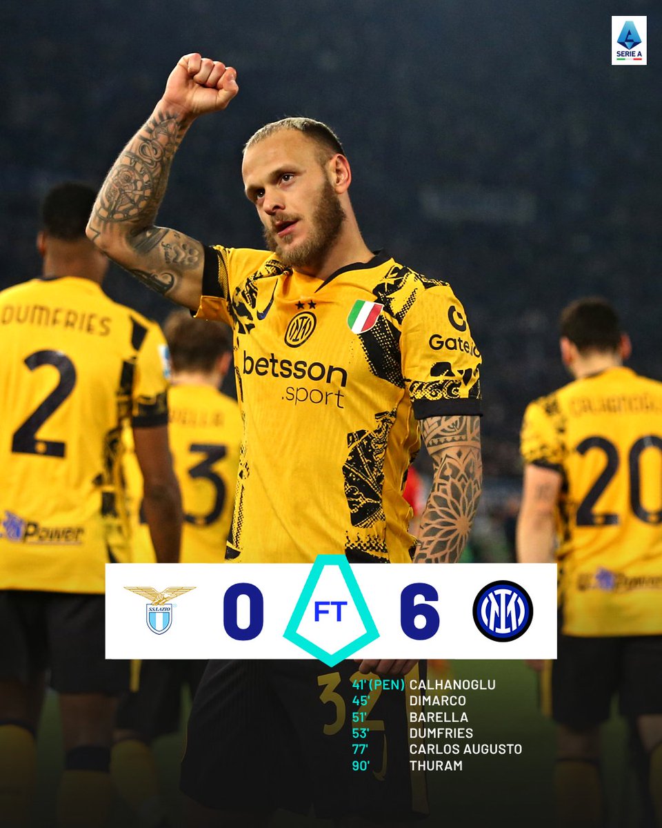 Inter with a statement win in the capital! 😤

#LazioInter