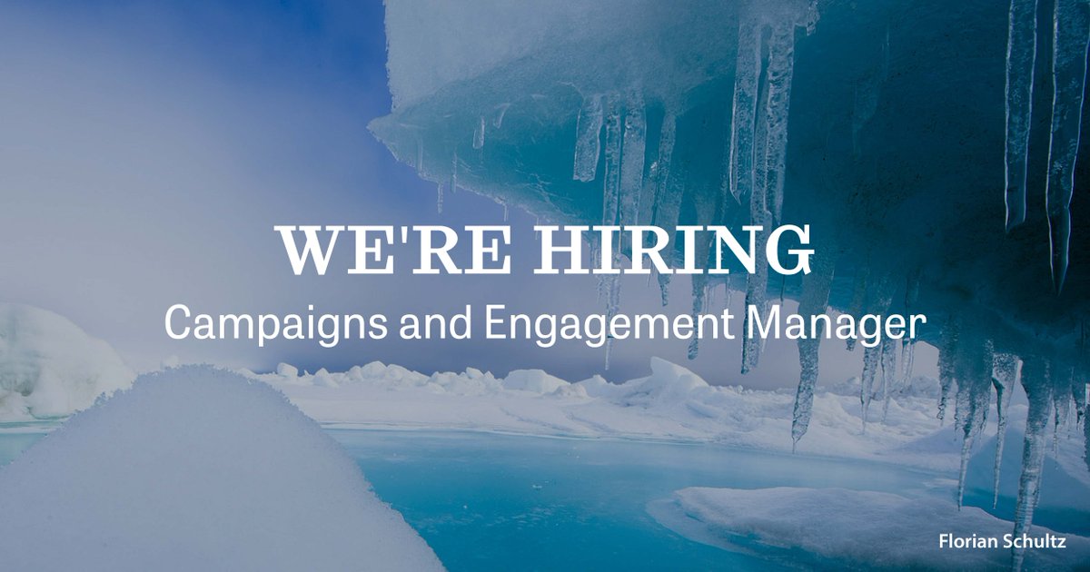 We're looking for another person to join or team! The Campaigns and Engagement Manager will implement advocacy, business member engagement, and business recruitment efforts. Interested or know someone who might be? Visit the full job posting at conservationalliance.com/careers/