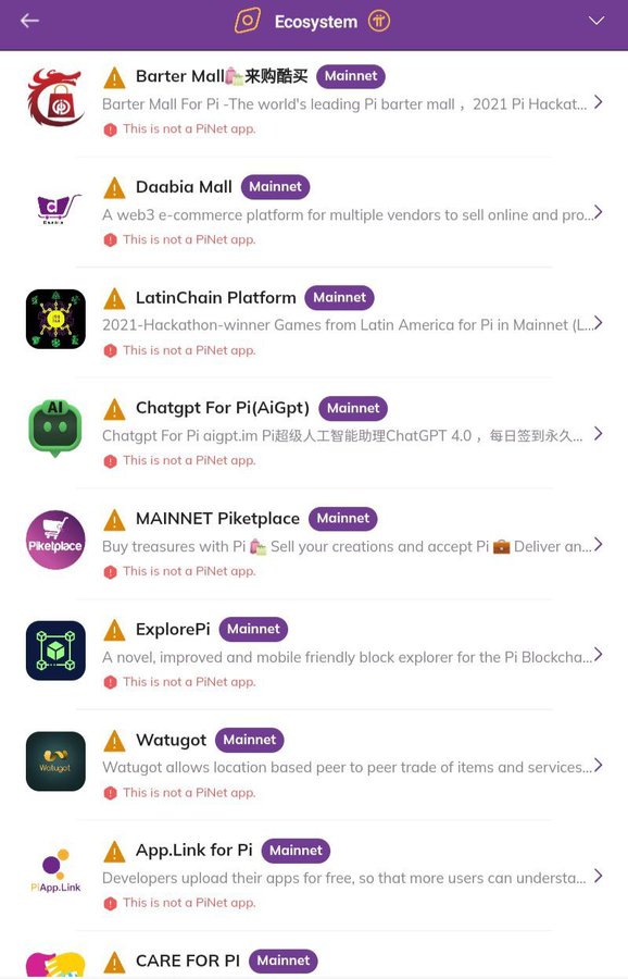 djamil_Y's tweet photo. When I saw the list of ecological applications today, I no longer see any sense in listing Pi on #CEX when it is only the beginning.
Have you noticed this ? 😋
#PiNetwork #openmainnet2024 https://t.co/jVpkouVEjh