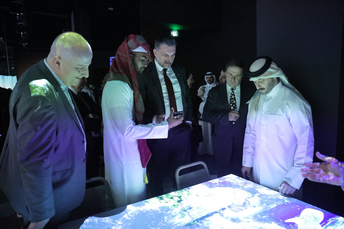 mfa_bih's tweet photo. H.E. Elmedin Konaković, Minister of Foreign Affairs of 🇧🇦 Bosnia and Herzegovina, together with H.E. Sheikh Abdul Rahman bin Hamad Al Thani, 🇶🇦 Qatar’s Minister of Culture, visited Darb Al Saai in #Doha.

Discussions between the two Ministers highlighted opportunities for cultural collaboration through joint projects. Minister @DinoKonakovic extended an invitation for the Qatari Minister to visit Bosnia and Herzegovina to further strengthen cultural ties. #BosniaAndHerzegovina and #Qatar continue to build bridges on the global stage through #CulturalDiplomacy and shared values.