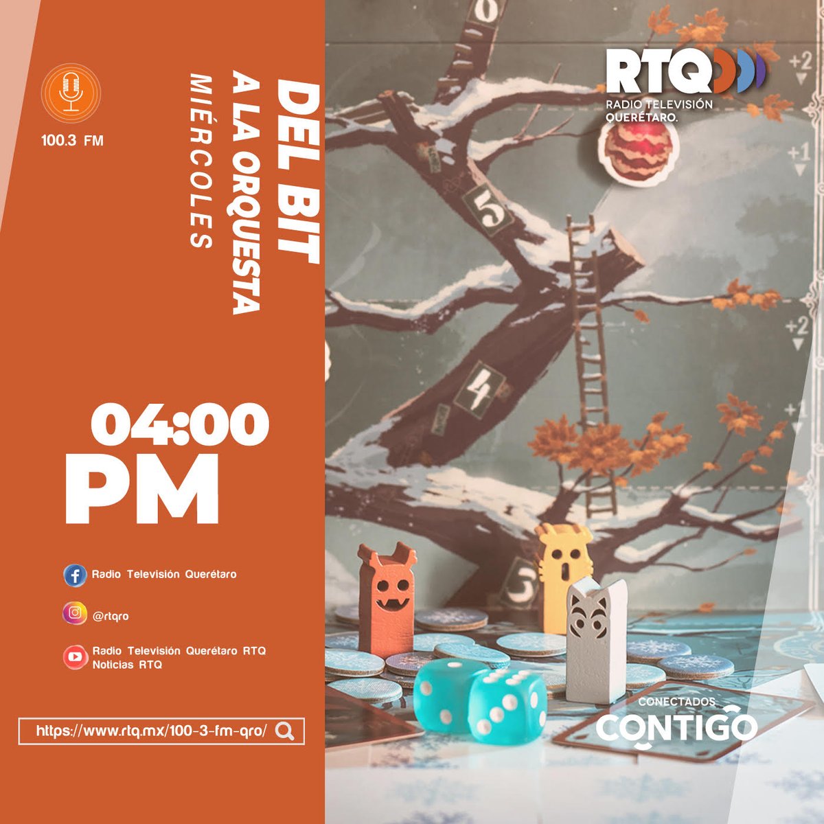 #RadioQuerétaro 📻

Este miércoles en los especiales de #DelCartónALaOrquesta con Pablo <a href="/Naop/">Naop</a> tendremos un programa para disfrutar de esta temporada invernal con #juegosdemesa.

📌 A las 4:00 pm
📻 Por 100.3 FM

#RTQRadio #Querétaro #ConectadosContigo #RTQ #DelBitalaOrquestaRTQ