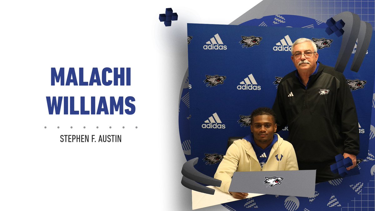 We also have Malachi Williams making his decision to continue his athletic and academic career at Stephen F. Austin! #BackThePack