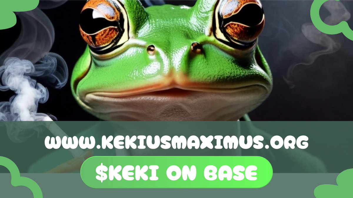 Kekius Maximus ($KEKI) | Base tweet media