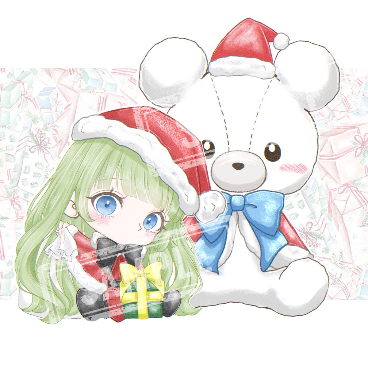 mumumu02929's tweet photo. 素敵なイラストが届きました🎄☆
ハッピーすぎます🙌

ありがとうございました＊

𓐣　#muuni_AL ︙＠muuuni_2nd https://t.co/bWa92XdrCb