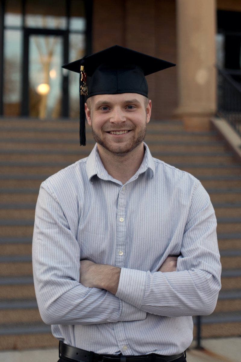🎓 Meet: Connor Knecht
 📚Graduate Degree in Accounting Analytics
 📍Brandon, South Dakota
 
His advice to current students is to enjoy every moment. “College goes by so fast. Get out and go to sporting events or other activities on campus."

#NorthernStateU #GoWolves #NSUgrad