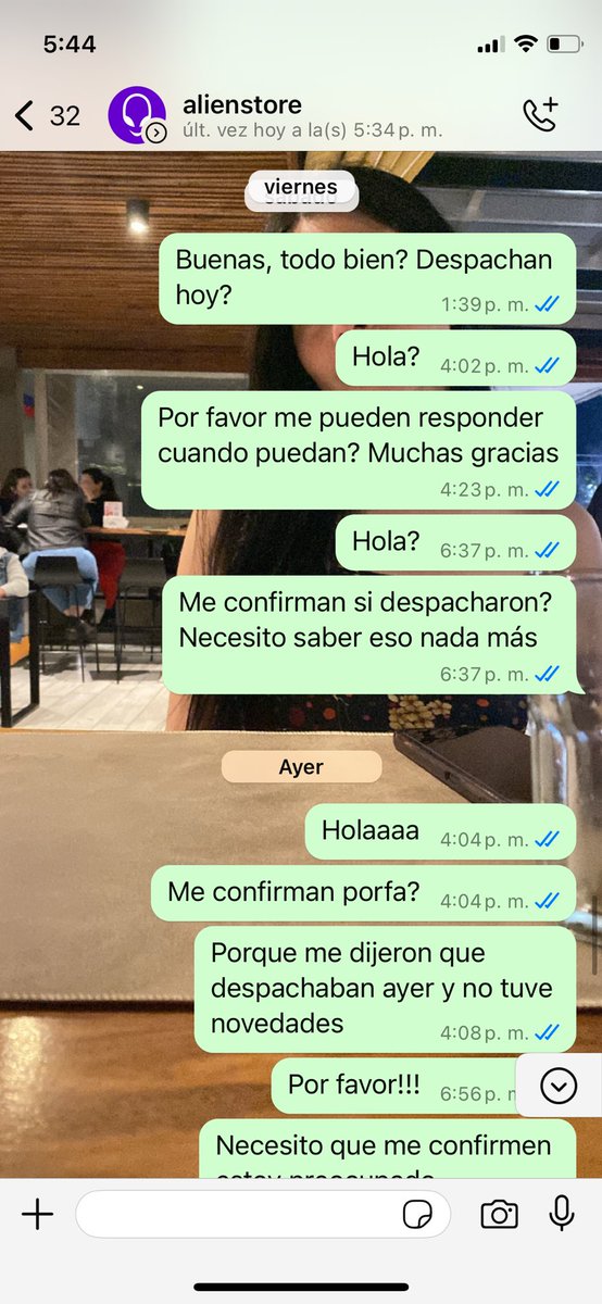 Gente, me acaba de estafar una página de Instagram llamada ALIENSTORE. Si me ayudan dando RT o compartiendo para ver si se puede solucionar o que por lo menos no le compren nada más a estos garcas, me sacaron 650lucas