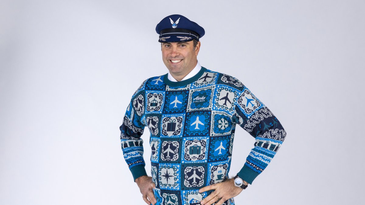 AlaskaAir's tweet image. Ready to step into your own limited-edition Alaska holiday sweater? You could win 2 sweaters + 2 roundtrip flights to anywhere we fly. To enter, follow @alaskaair &amp;amp; tag a friend in the replies w/hashtag #AlaskaHolidaySweater by 12/20/24 at 11:59 p.m. PT. bit.ly/4gfIxPa