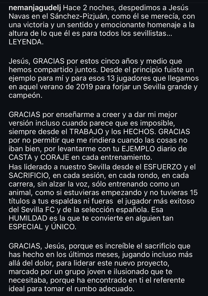 SprintDeRakitic's tweet photo. Puede estar más o menos acertado pero Gudelj ha entendido perfectamente que es el Sevilla FC https://t.co/aFLmX15MMH