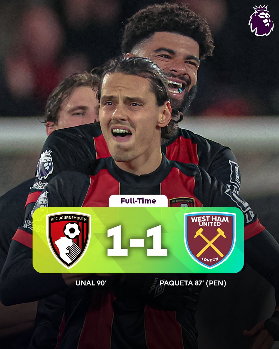 premierleague's tweet image. Late, late drama on the south coast 🥵

#BOUWHU