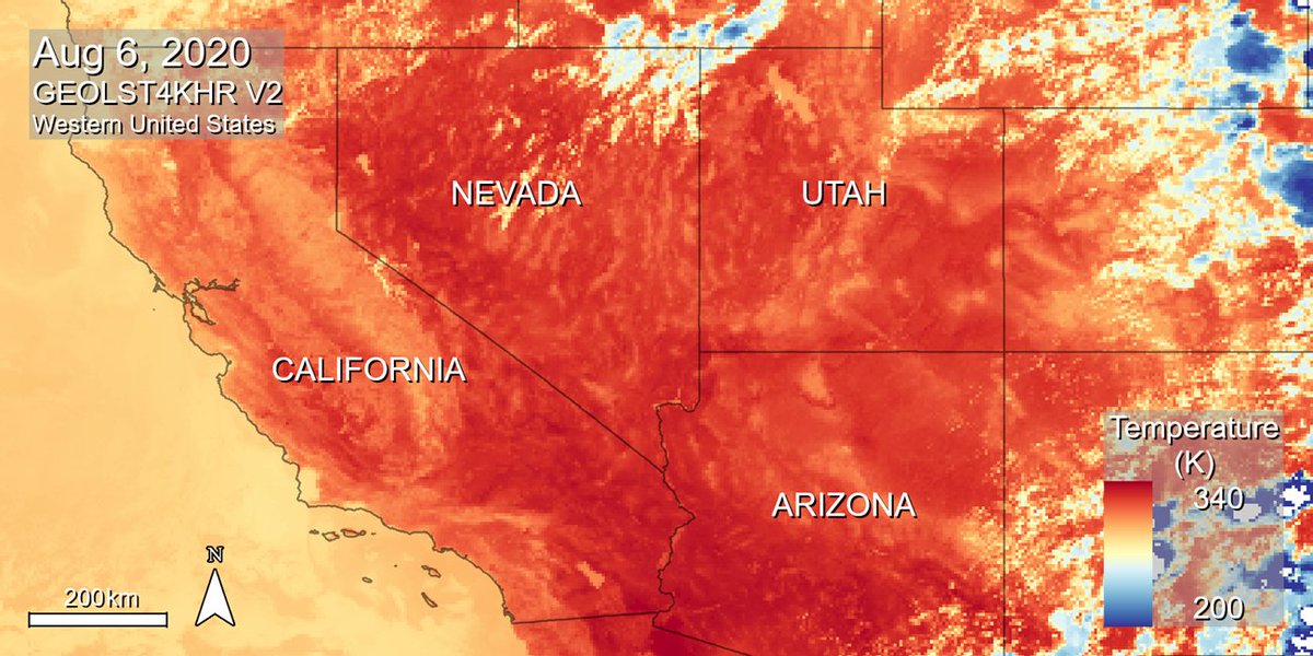 NASAEarthData's tweet image. 🚨 New Data Alert! 🚨 NASA’s #LPDAAC just added 7 more years of NASA MEaSUREs Geostationary Earth Orbit Land Surface Temperature (GEOLST4KHR) Version 2 data, covering 2017–2023! 🌍📊

Discover and access the updated dataset here: go.nasa.gov/4gDhCN2