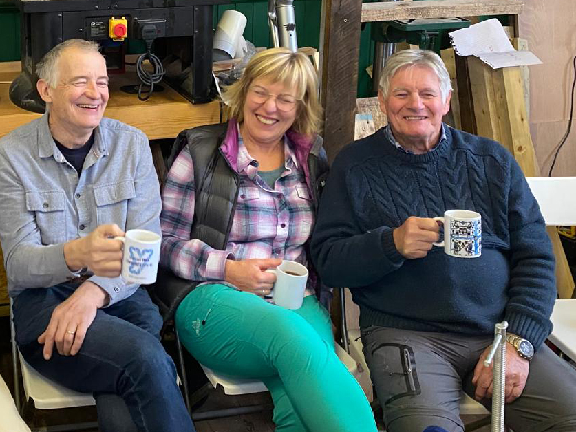 speyshed's tweet photo. The tea and coffee break is an essential time at Speyshed!
#communityshed #smsa #grantown #cairngorms https://t.co/gPmzYqlBRD