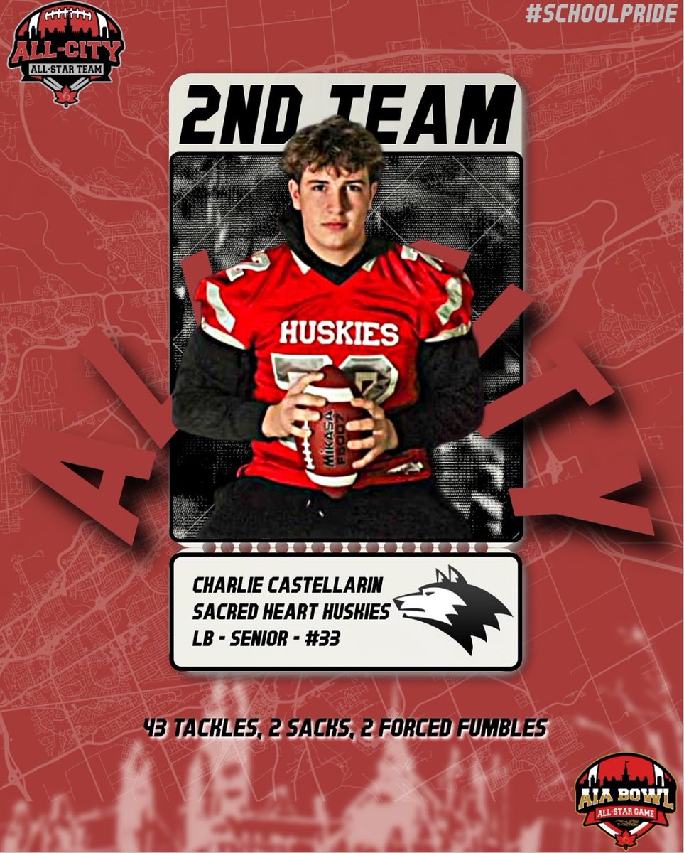 Was honoured to be named 2nd team all city linebacker <a href="/OttawaHSFball/">OttawaHSFootball</a>