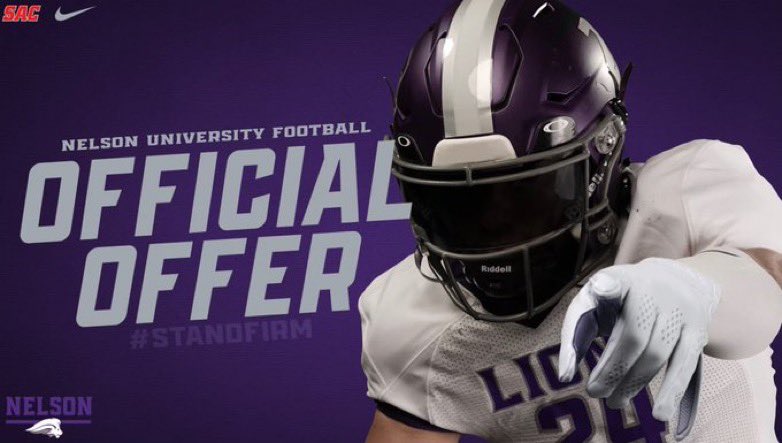 jaymezbeaner1's tweet photo. #AGTG blessed to receive a offer from Nelson university @coach_hudgins 

@coachmwilliams1 @CoachBMurdock @ToddDodgeFBcamp @coach_jackson49 @DamianDevon @FredRoss_8 https://t.co/j4n0pzd9SP