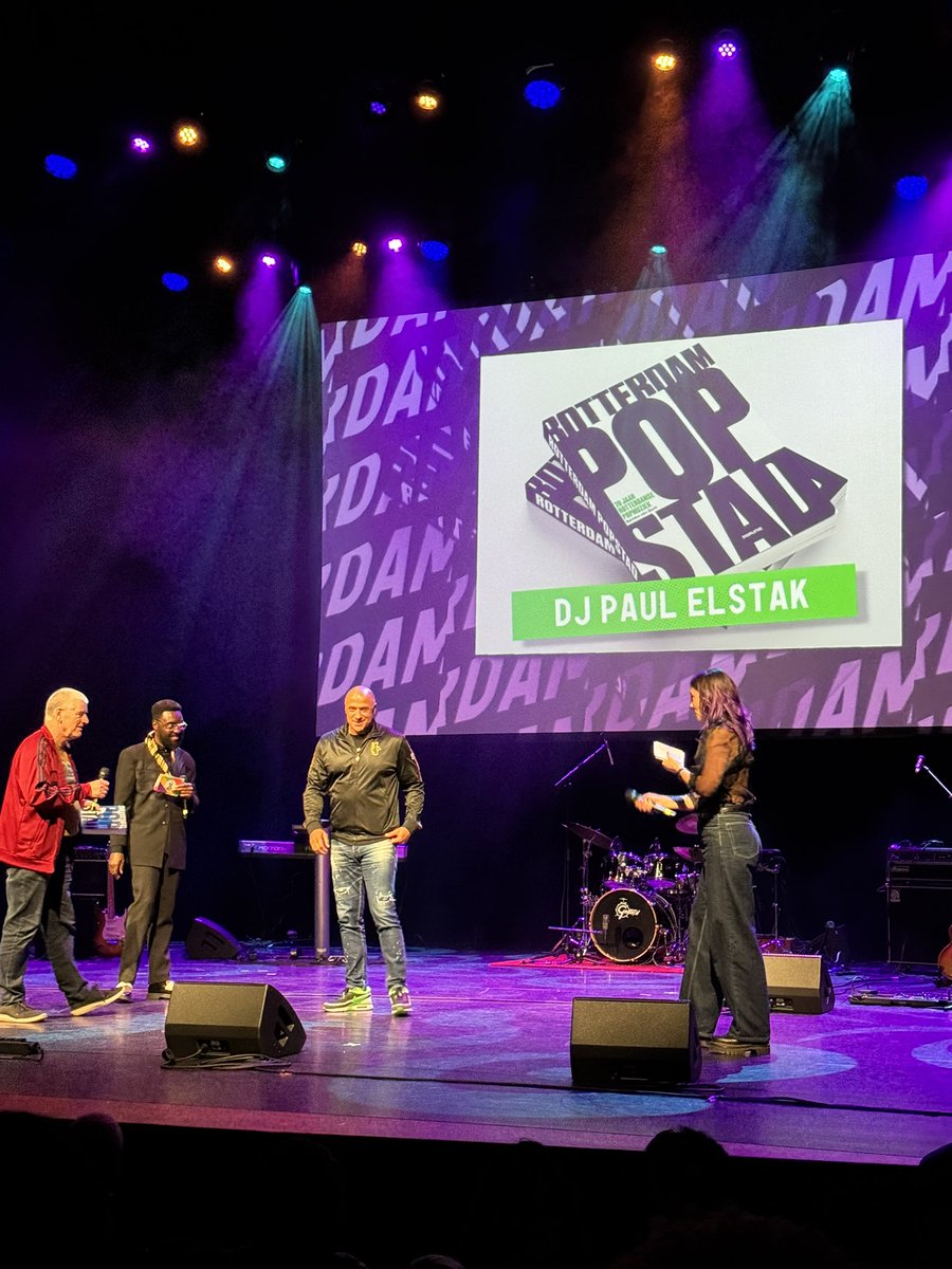 wernerubachs's tweet photo. Avondje Rotterdam music awards incl presentatie boek #Rotterdam #Popstad @Popunie #PaulElstak @_vnpf https://t.co/ylUO0cPPEv