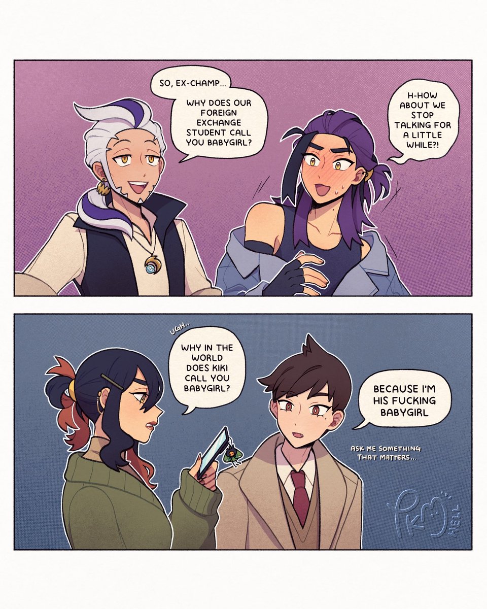 pkmhell's tweet photo. (timeskip au) it takes a real man to be a babygirl https://t.co/cVCzsTIF4l
