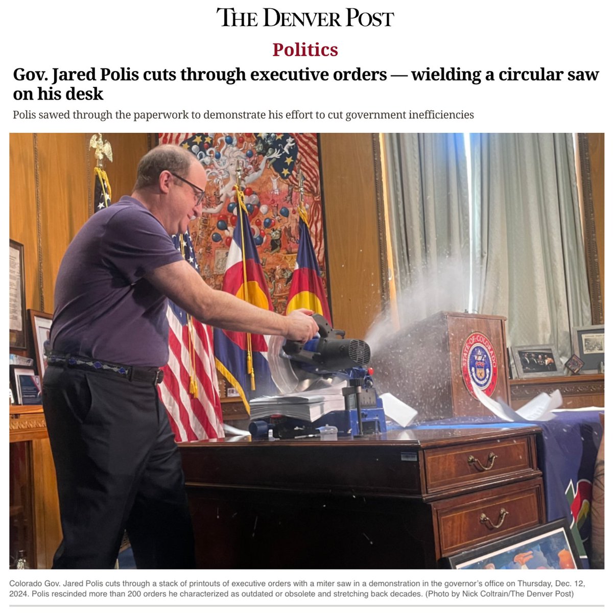 Governor Jared Polis tweet media
