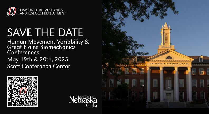 Share your research and connect with experts at the 2025 Great Plains Biomechanics and Human Movement Variability Conferences!

📝 Submit by: March 14th
🔗 bit.ly/3vqIwlg