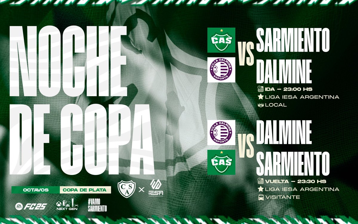 Club Atlético Sarmiento Esports tweet media