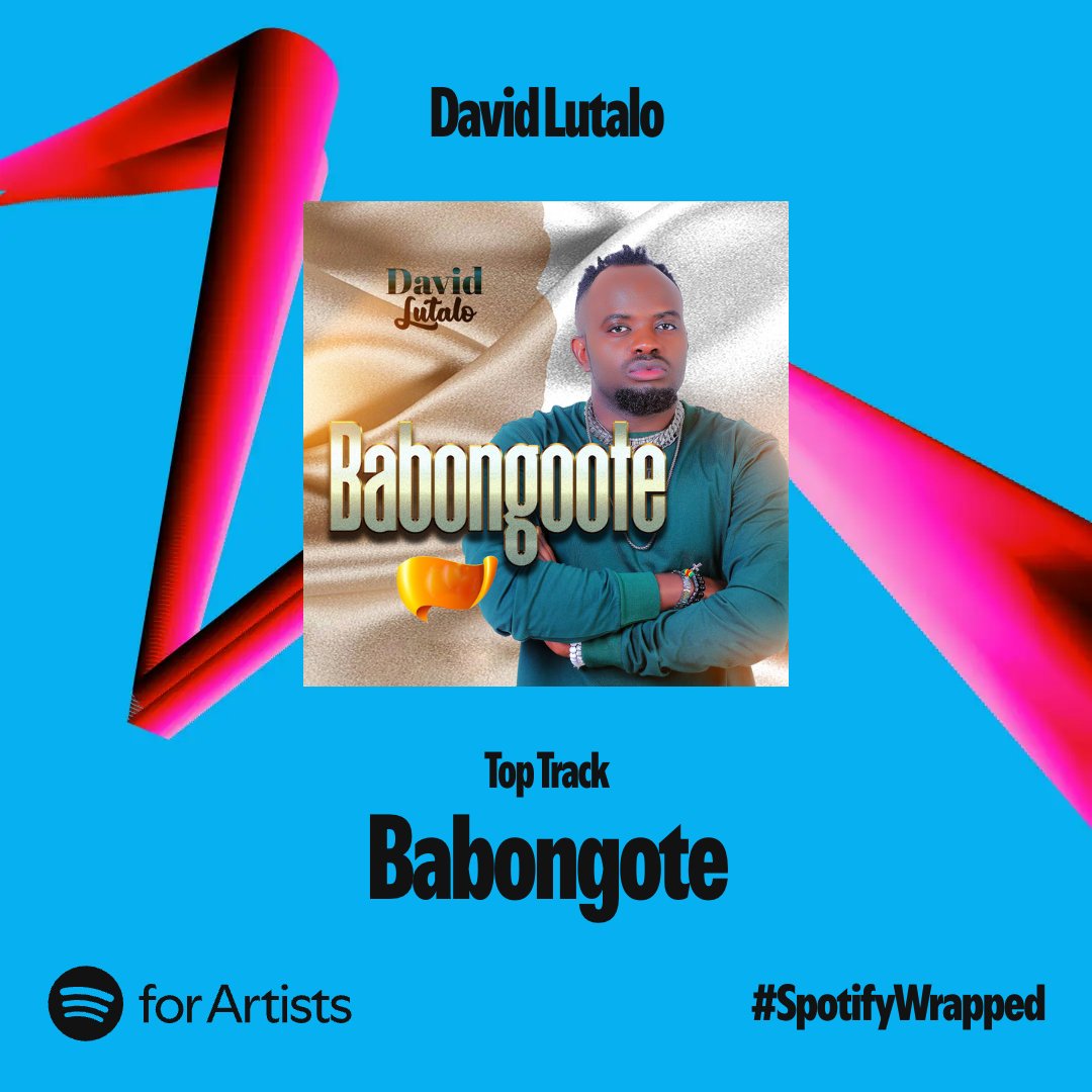 davidlutalolive's tweet photo. Thank you for all the love and support this year! God bless u fans🙏🌍🌟💚 #SpotifyWrapped #2024ArtistWrapped
@SpotifyAfrica  @Spotify  @spotifyartists https://t.co/hFPw8NB43s