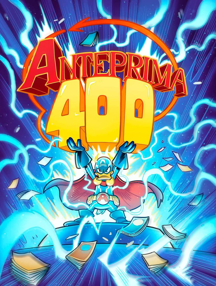 ✔️ Anteprima 400: il numero tondo viene festeggiato con una copertina speciale Disney di Lorenzo Pastrovicchio e l'Editoriale di Alex Bertani!
panini.it/media/paniniFi…
<a href="/PaniniComicsIT/">Panini Comics Italia</a> 
<a href="/TopolinoIT/">Topolino Magazine</a>