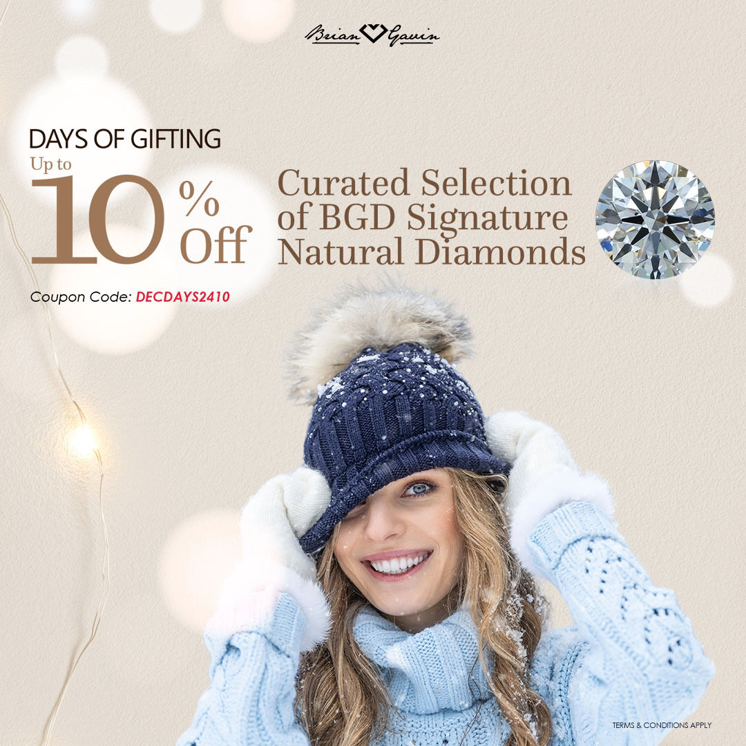 BrianGavin's tweet image. ✨ Receive up to 10% Off a curated selection of BGD Signature Natural Diamonds.

Use Coupon Code: DECDAYS2410

Make this holiday season unforgettable with the timeless brilliance of our natural diamonds. Shop now at briangavindiamonds.com/collections/de…

#BGD #HolidaySparkle #NaturalDiamonds