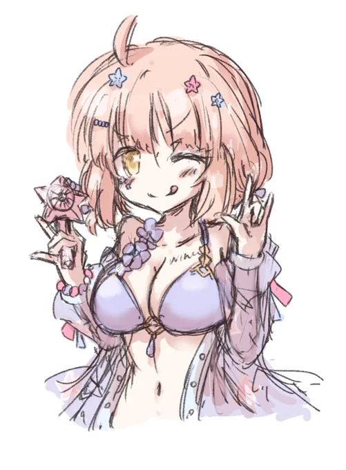 水着チエル。 #プリコネR 